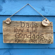 PERSONALISED SIGN FOR DAD/ GRANDAD