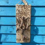 DRIFTWOOD & PYROGRAPHY TREE| PERSONALISED FOR YOU!