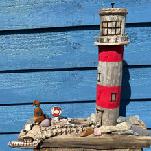 Load image into Gallery viewer, BESPOKE DRIFTWOOD LIGHTHOUSE
