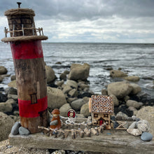 Load image into Gallery viewer, BESPOKE DRIFTWOOD LIGHTHOUSE
