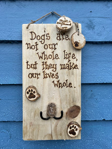 DOG PYROGRAPHY LEAD HOLDER/ DOGS ARE NOT OUR WHOLE LIFE....