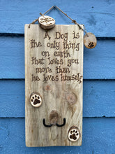 Load image into Gallery viewer, DOG PYROGRAPHY LEAD HOLDER/A DOG IS THE ONLY THING...
