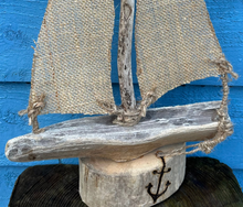 Load image into Gallery viewer, DRIFTWOOD BOAT |HESSIAN SAILS|
