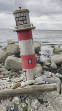 Load and play video in Gallery viewer, BESPOKE DRIFTWOOD LIGHTHOUSE
