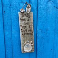 PERSONALISED OYSTER ANGEL WALLHANGING |MADE ESPECIALLY FOR YOU..