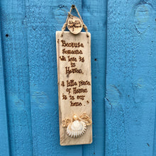 Load image into Gallery viewer, ANGEL SHELL WALLHANGING &quot; BECAUSE SOMEONE WE LOVE.... |MADE ESPECIALLY FOR YOU..
