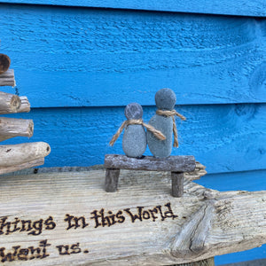 DRIFTWOOD & PEBBLE ART SCENE| MADE & PERSONALISED FOR YOU!