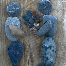 Load image into Gallery viewer, PEBBLE ART LOVE PLAQUE &quot;IT WAS ALWAYS YOU&quot;
