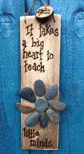 ANOTHER SELECTION OF TEACHER PEBBLE ART  |MADE ESPECIALLY FOR YOU..