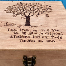 Load image into Gallery viewer, PERSONALISED MEMORY BOX|TREE DESIGN
